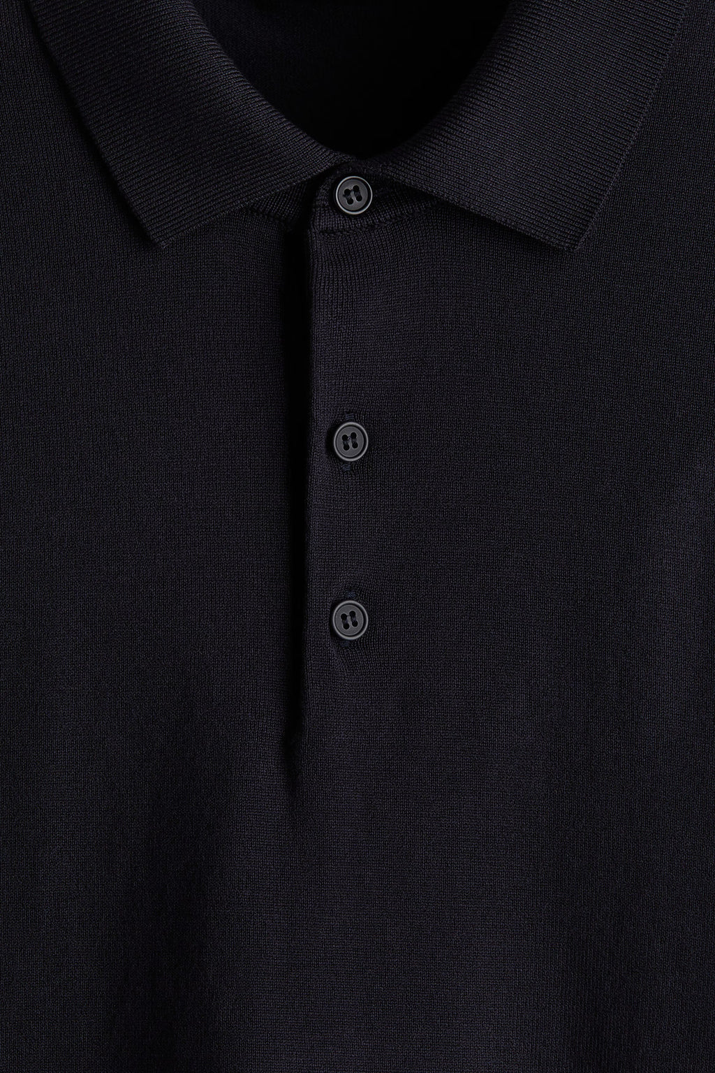 Chemise regular de punto fino