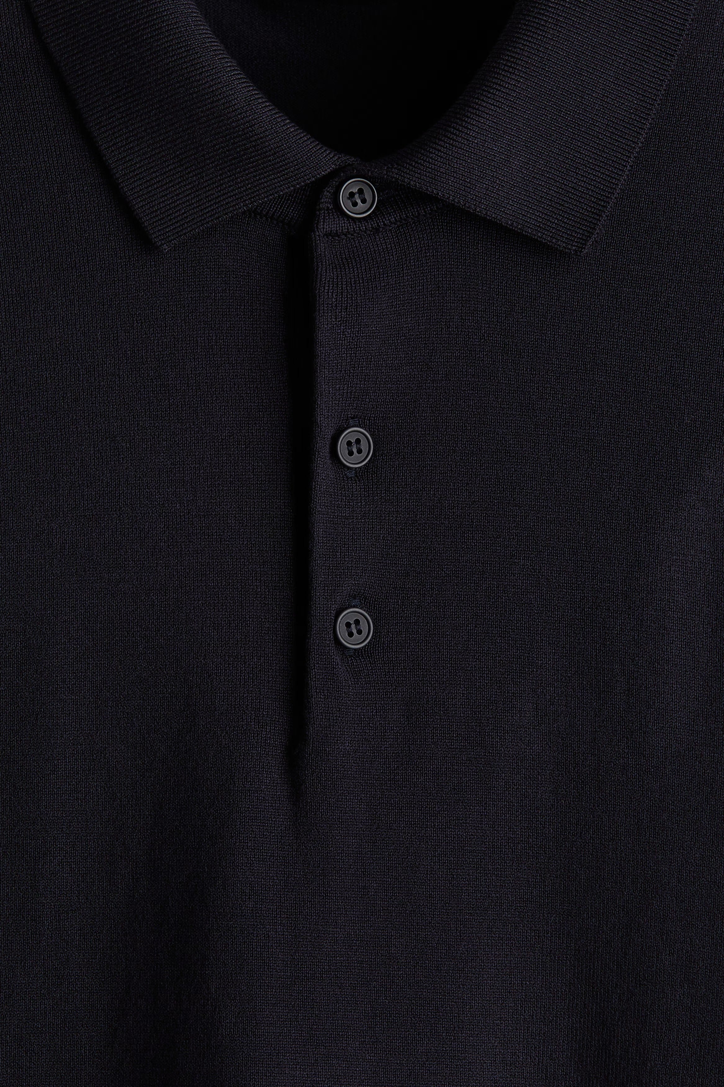Chemise regular de punto fino