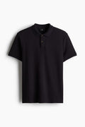 Chemise ajustada unicolor texturizada