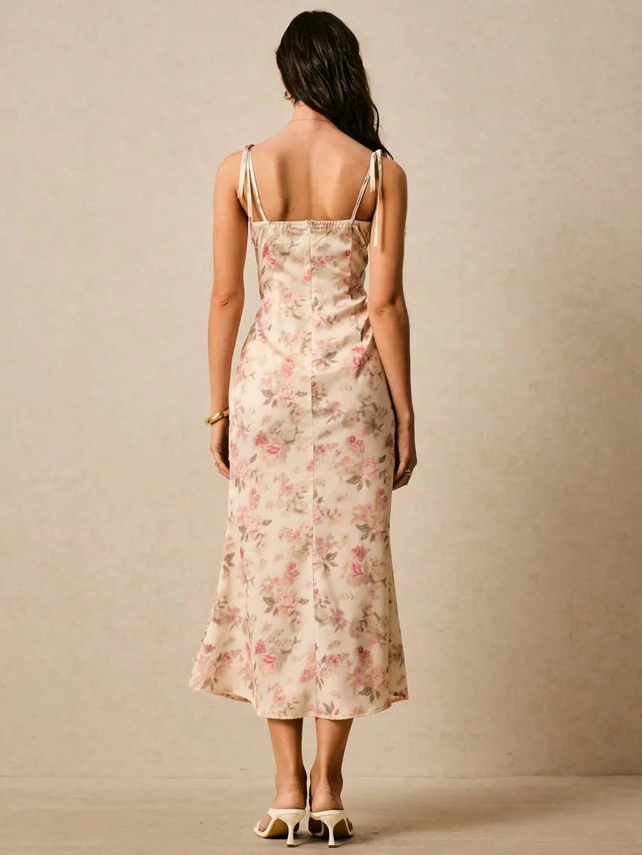 Vestido con estampado floral