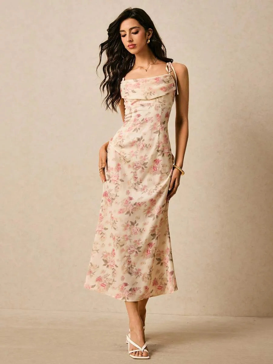 Vestido con estampado floral