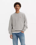 Sudadera cuello redondo unicolor con logo