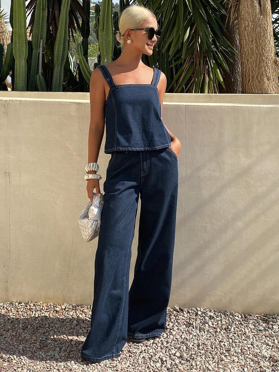 Conjunto denim casual