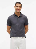 Chemise unicolor con cuello ribeteado