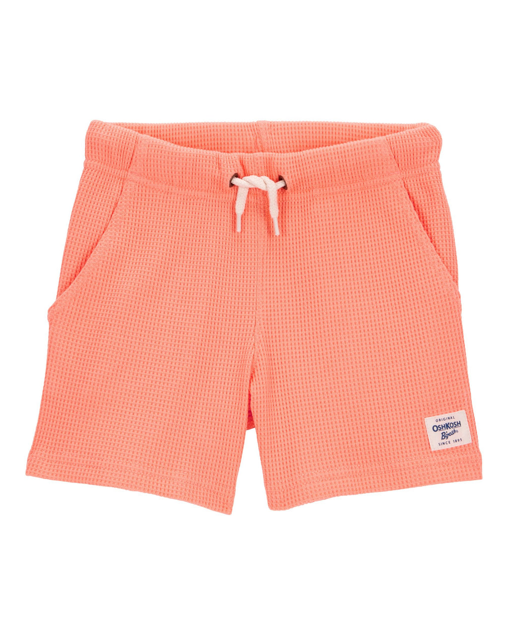 Short unicolor tejido wafle para niño