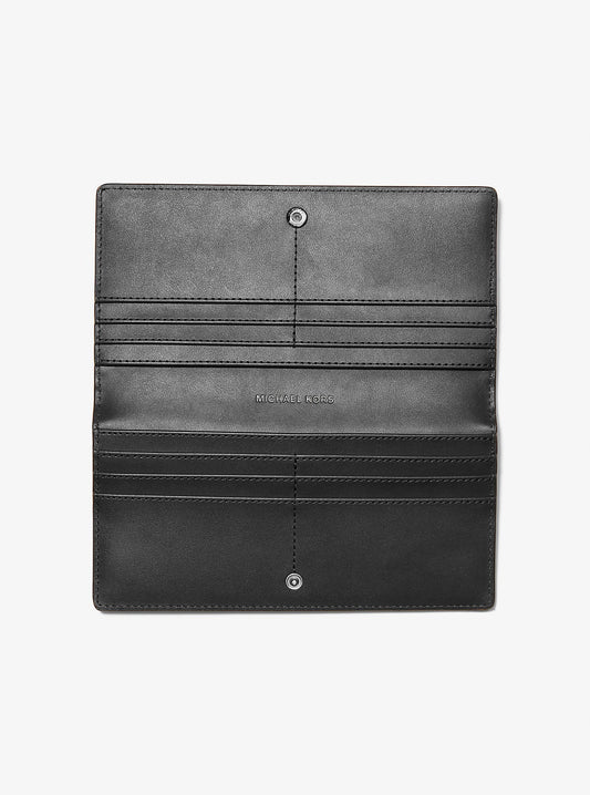Cartera tipo monedero Carson con piel de cocodrilo