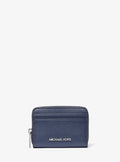 Cartera tipo monedero pequeño con piel de Saffiano