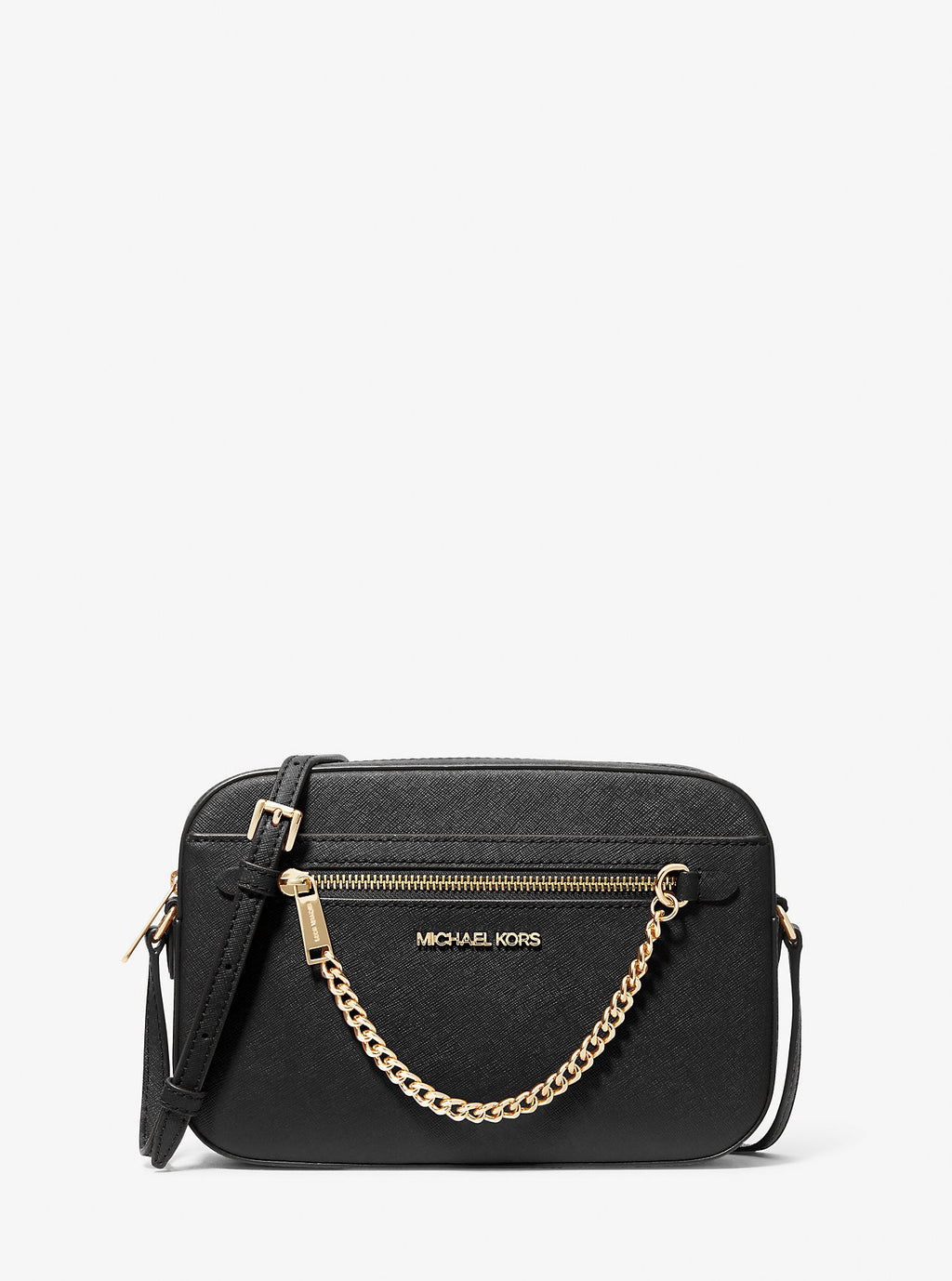 Cartera tipo bandolero piel de Saffiano
