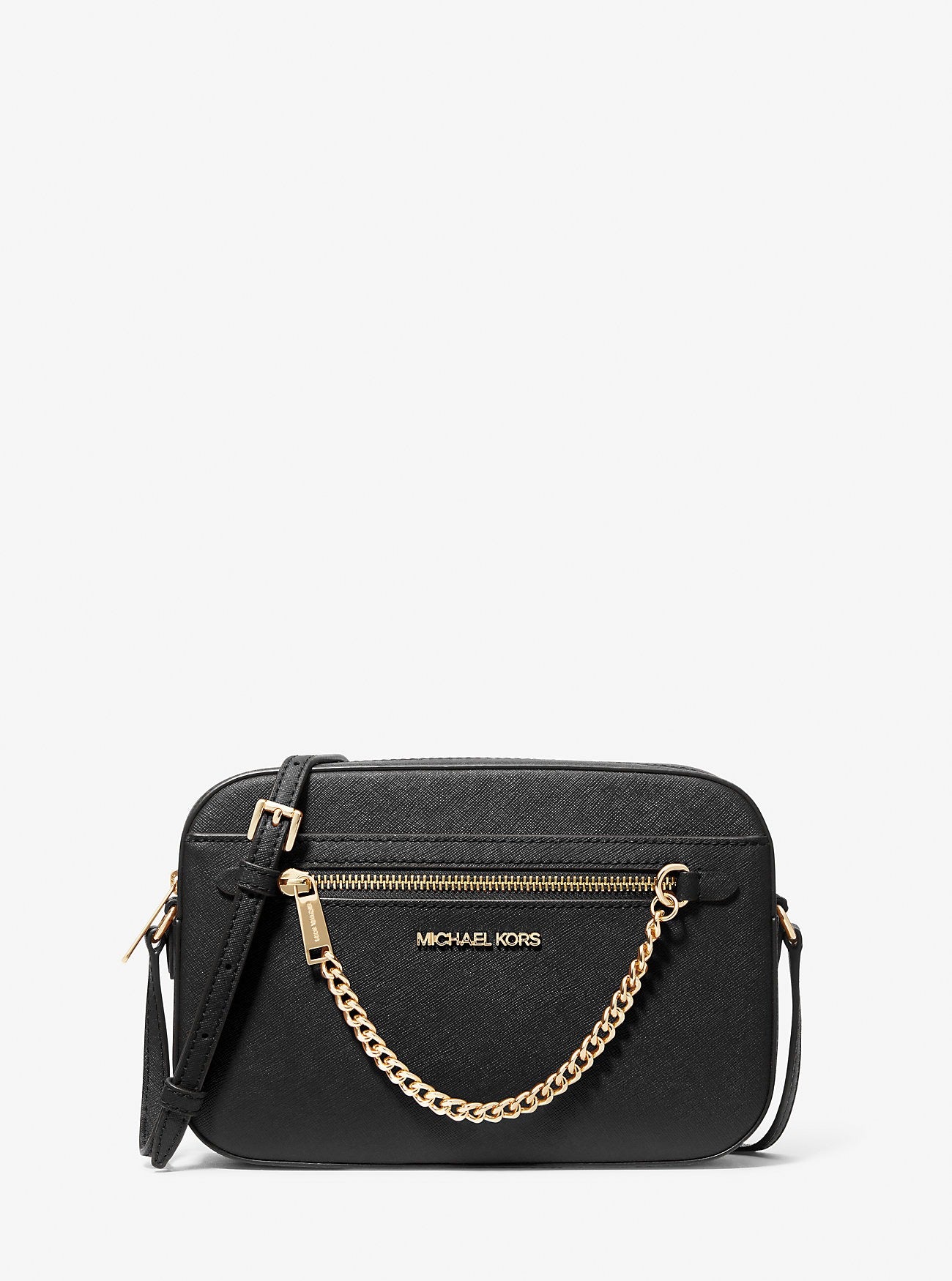 Cartera tipo bandolero piel de Saffiano