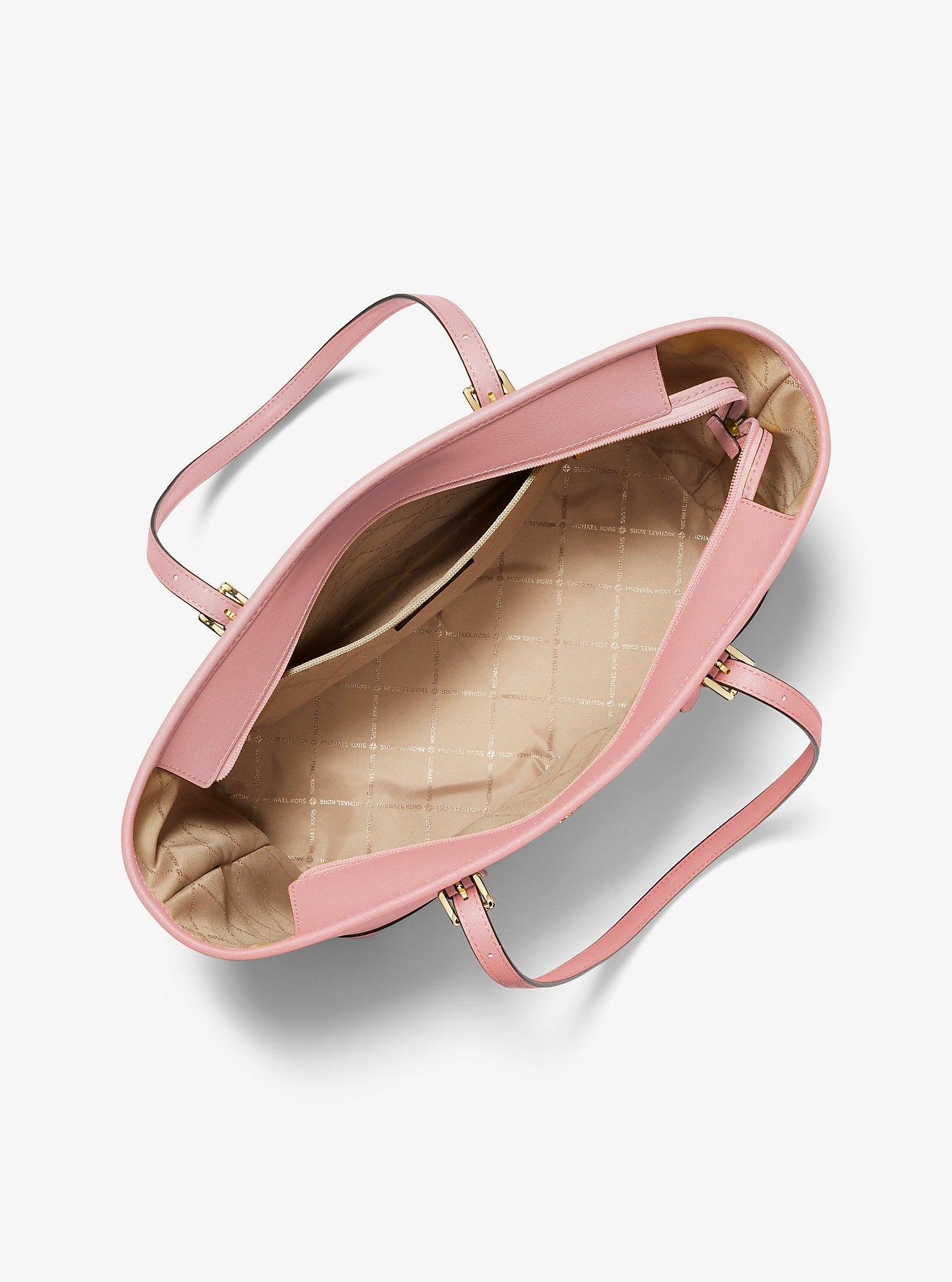 Cartera grande con piel de Saffiano