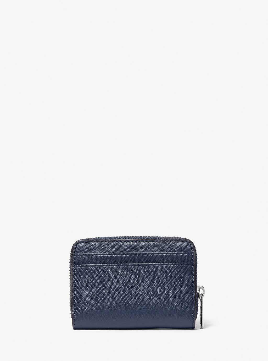 Cartera tipo monedero pequeño con piel de Saffiano
