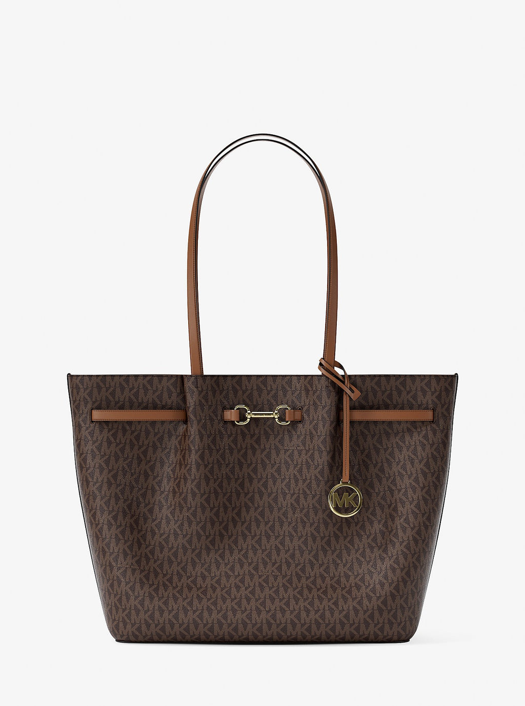 Cartera tipo tote grande con el logotipo