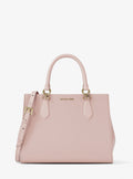 Cartera mediana Satchel Marilyn de piel Saffiano