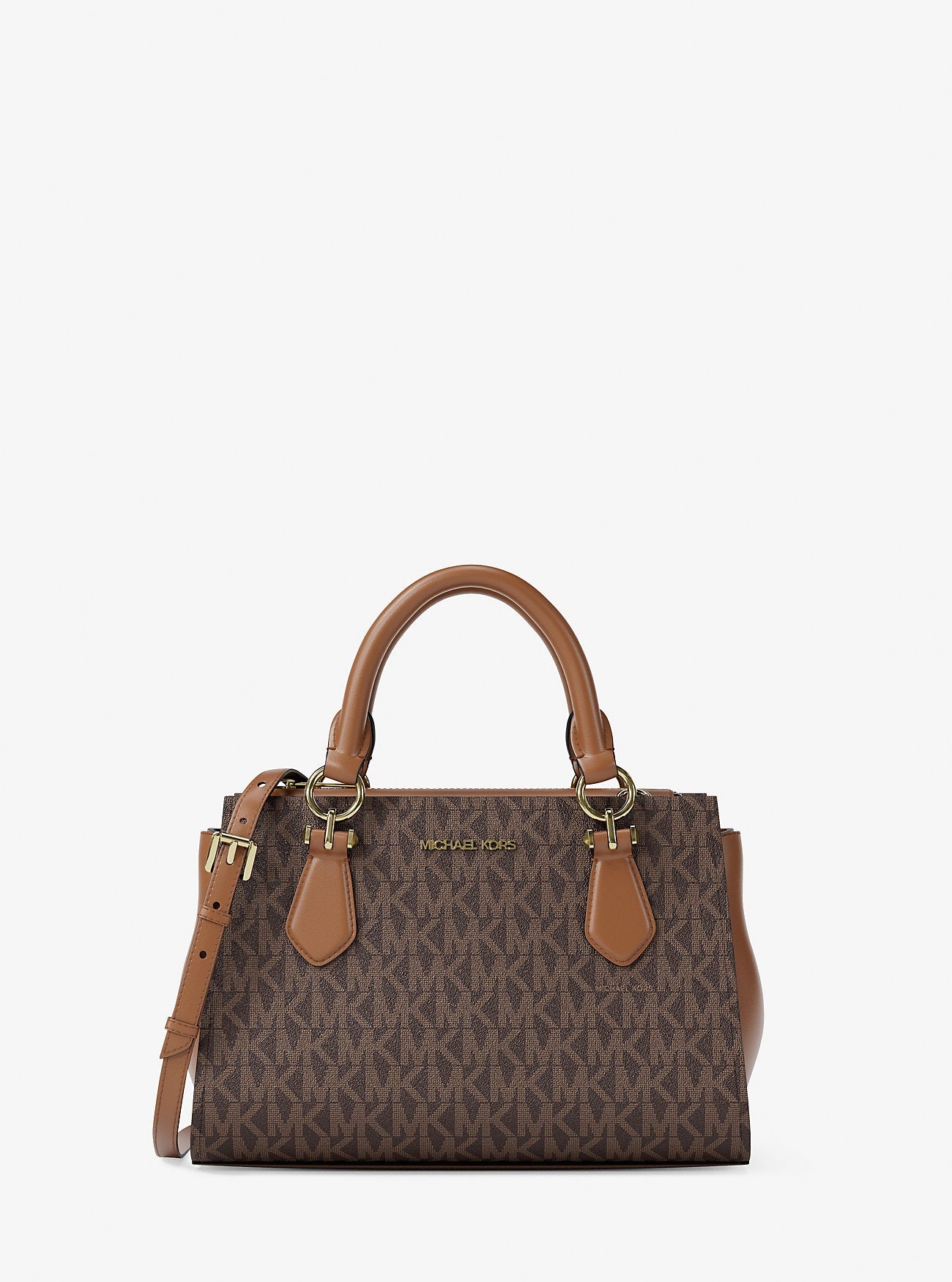 Cartera pequeña Satchel Marilyn con logo estampado