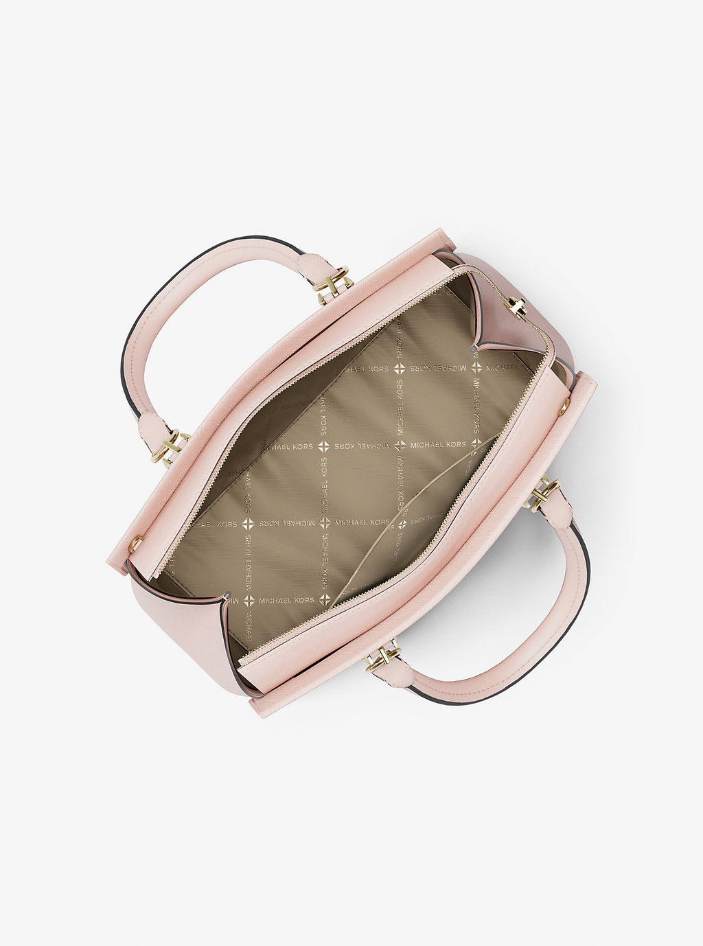 Cartera mediana Satchel Marilyn de piel Saffiano