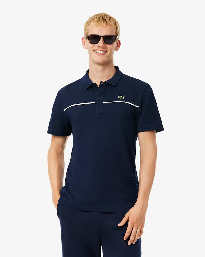 Chemise regular con linea central y logo