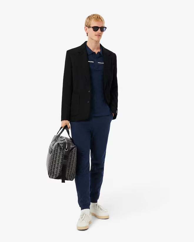 Chemise regular con linea central y logo
