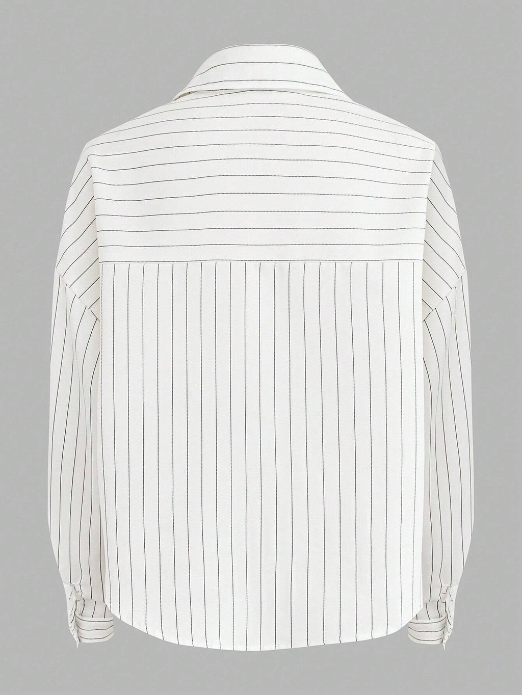 Blusa de manga larga con patrón de rayas