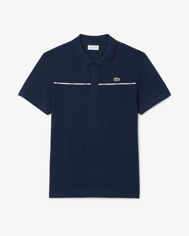 Chemise regular con linea central y logo