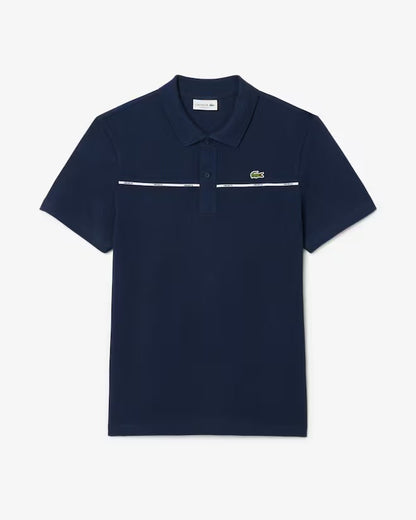 Chemise regular con linea central y logo