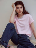 Camiseta clásica cuello redondo