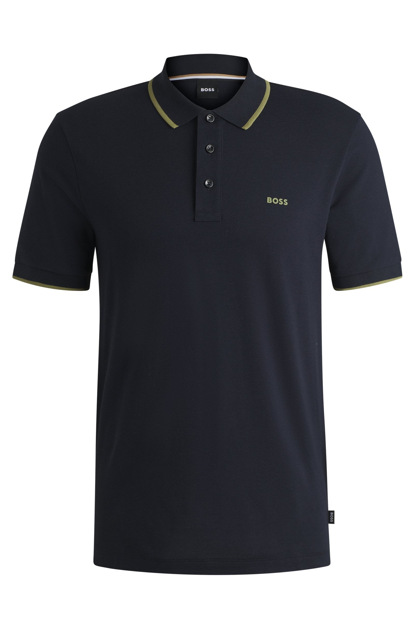 Chemise unicolor con logo estampado