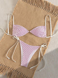 Bikini de encaje floral