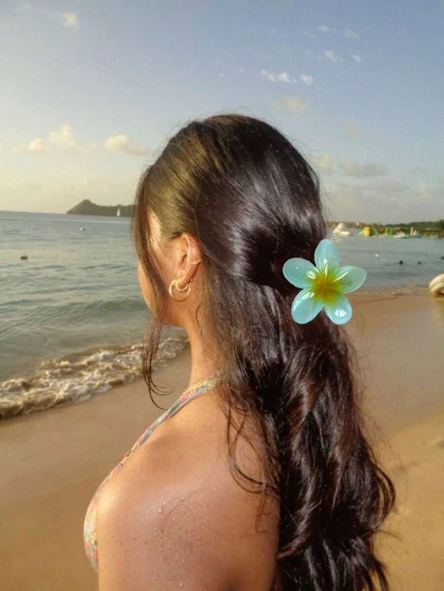 Gancho con diseño de flor
