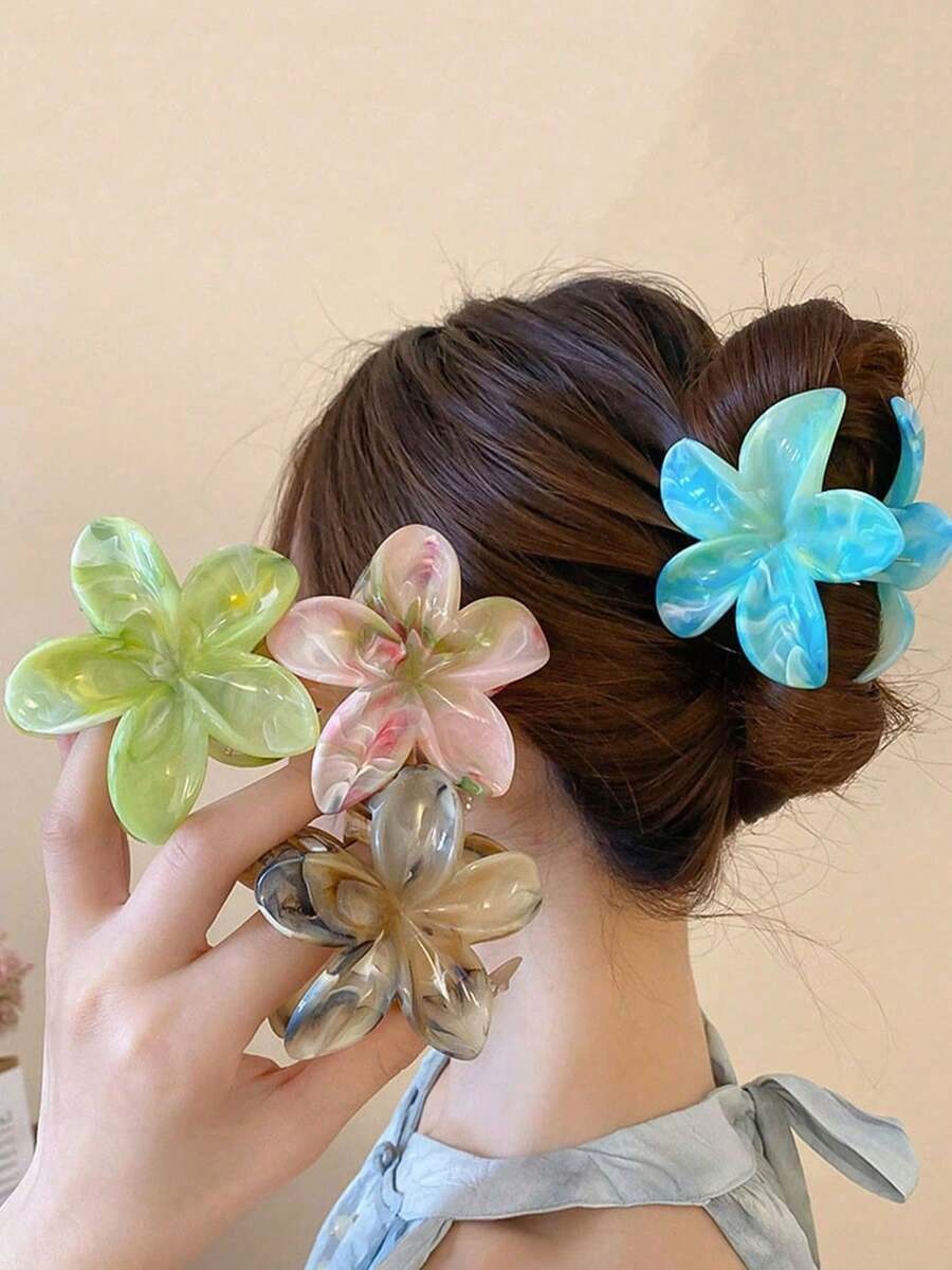 Gancho con diseño de flor