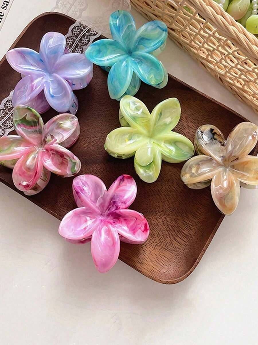Gancho con diseño de flor