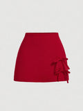 Falda pantalón con lazos