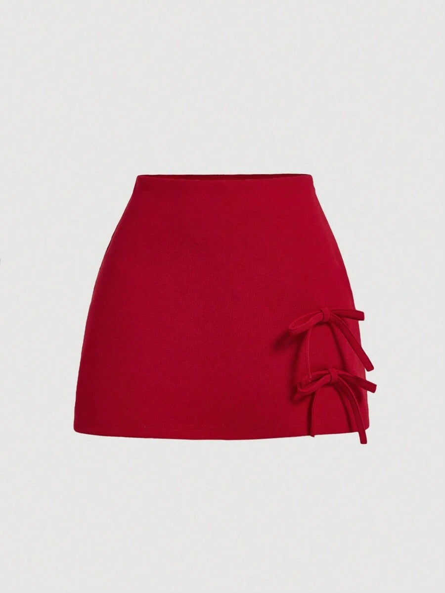 Falda pantalón con lazos