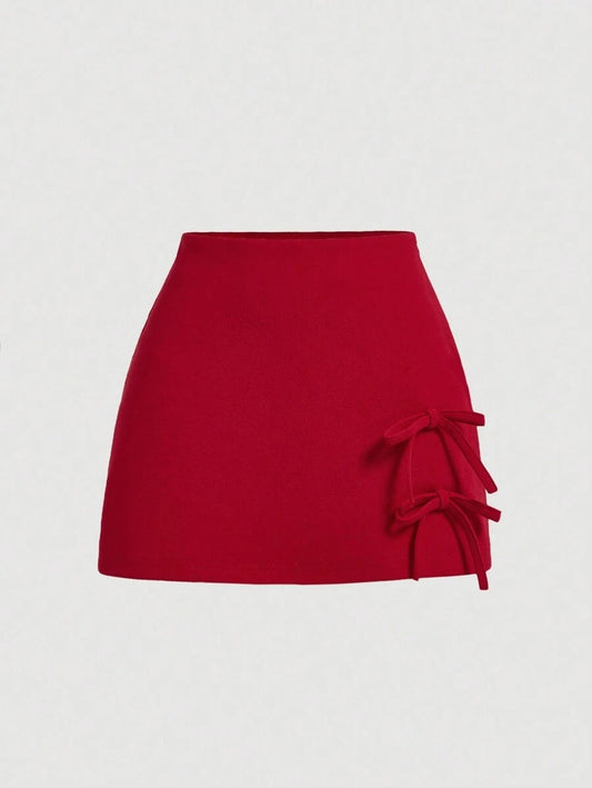 Falda pantalón con lazos