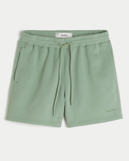 Shorts de algodón por encima de la rodilla