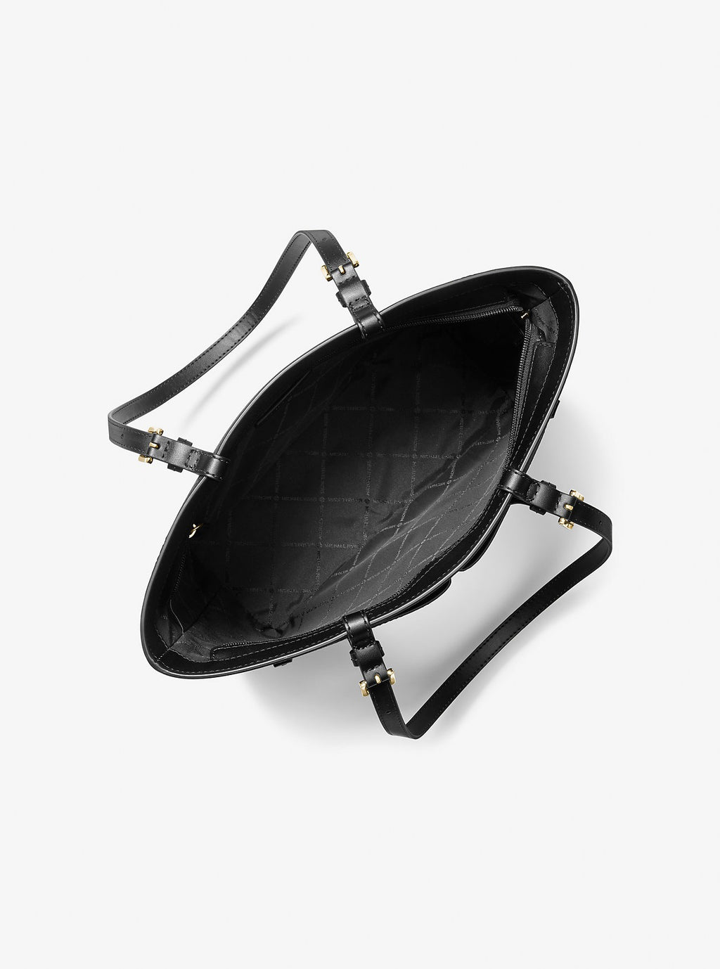 Cartera mediana tipo tote con bolsillo y tejido granulado