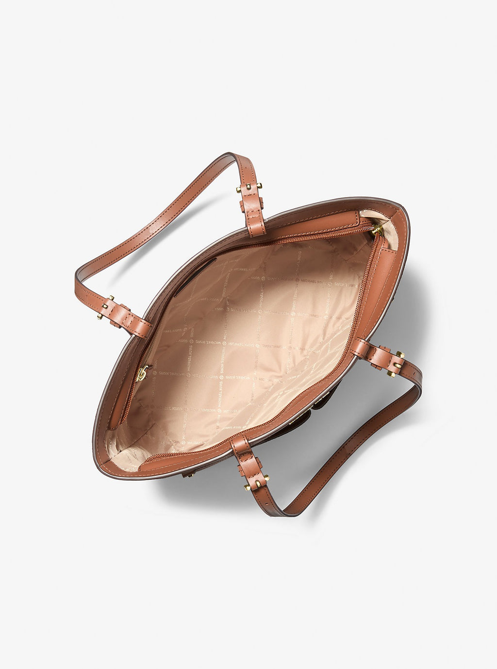 Cartera mediana tipo tote con bolsillo y tejido granulado