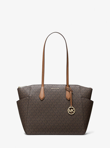 Cartera mediana Marilyn con logo estampado
