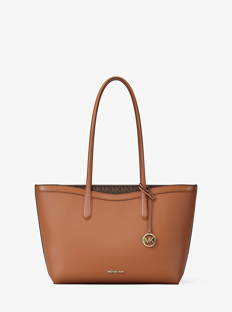 Cartera grande Arden de piel granulada