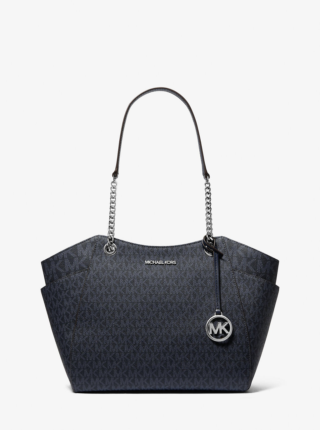 Cartera grande tipo tote con logo estampado