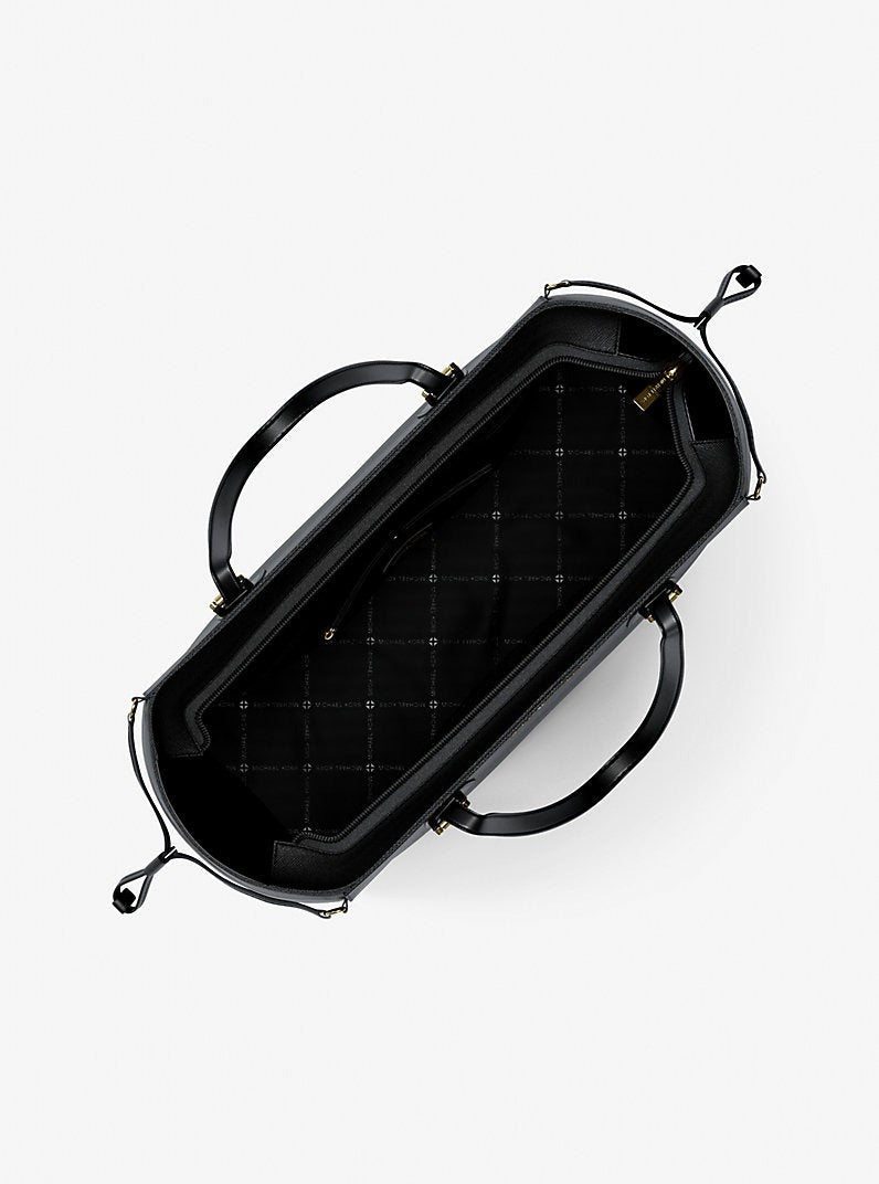 Cartera grande de piel saffiano