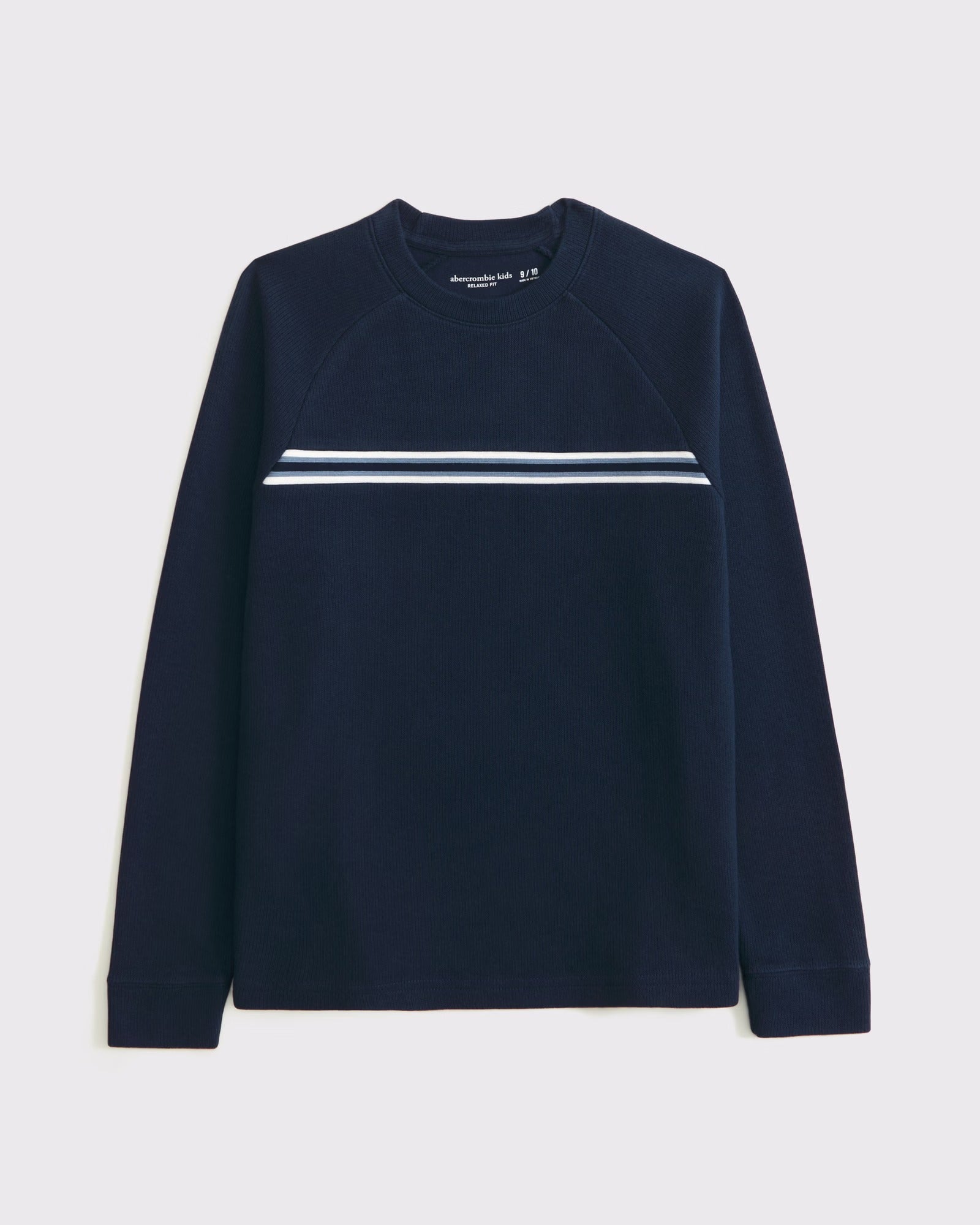 Sueter texturizado con franja central para niño