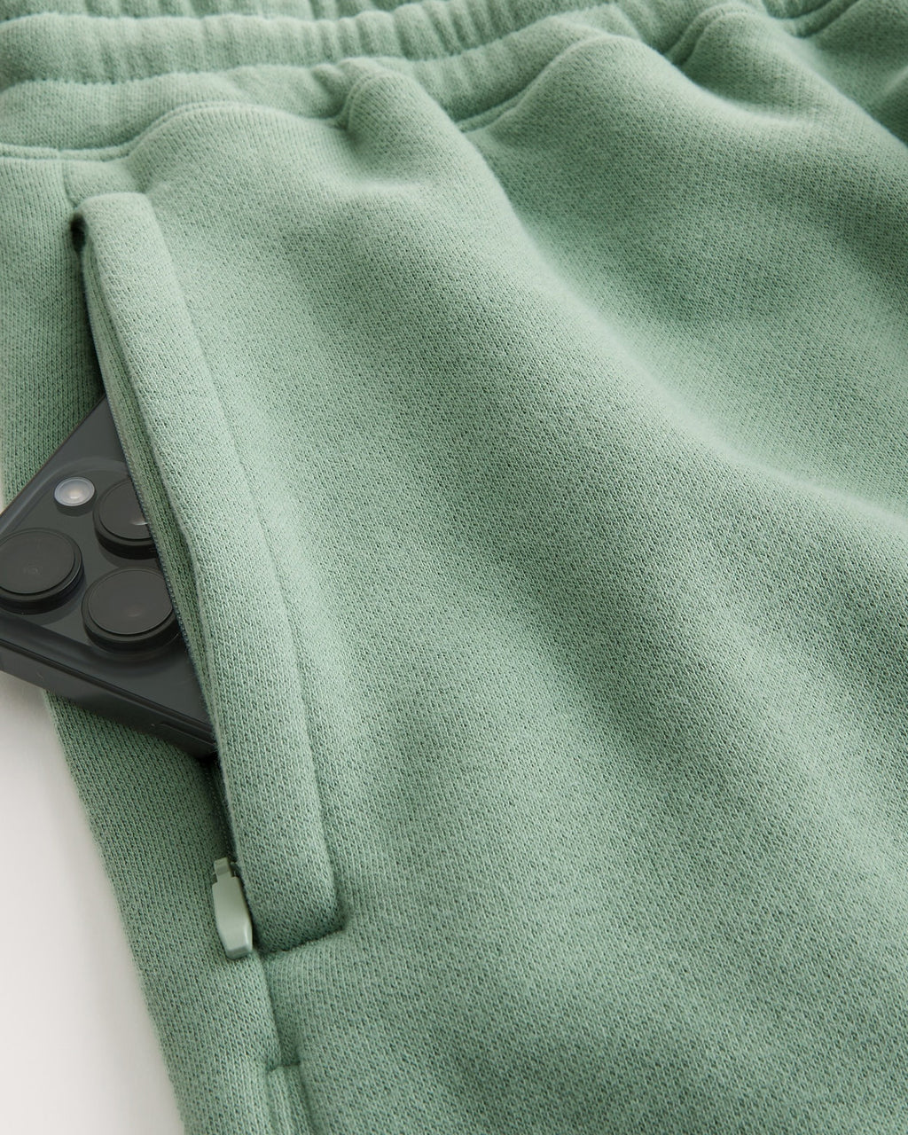 Shorts de algodón por encima de la rodilla