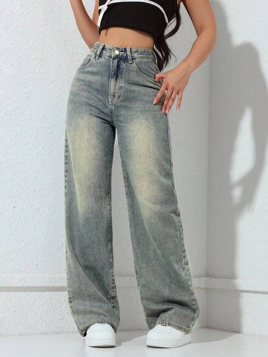 Jeans vaqueros anchos