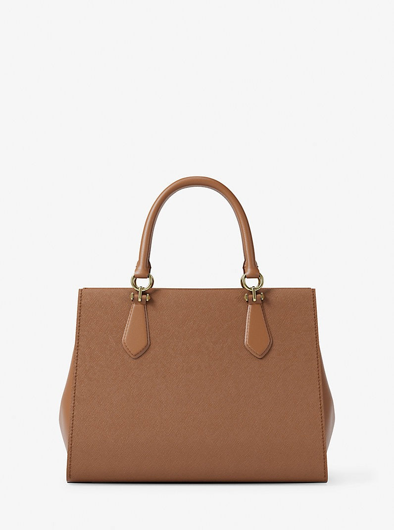 Cartera mediana Satchel Marilyn de piel Saffiano