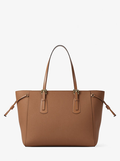 Cartera grande de piel saffiano