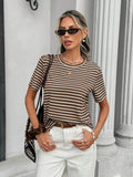 Camiseta casual de rayas