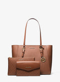 Cartera grande Charlotte de piel Saffiano 3 en 1