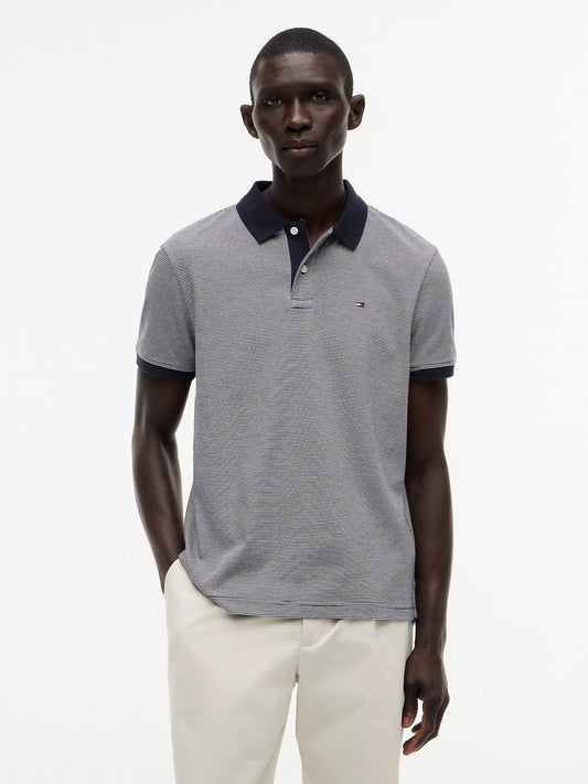 Chemise de punto con patrón de rayas