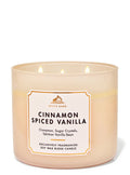 Vela 3 mechas Cinnamon Spiced Vanilla