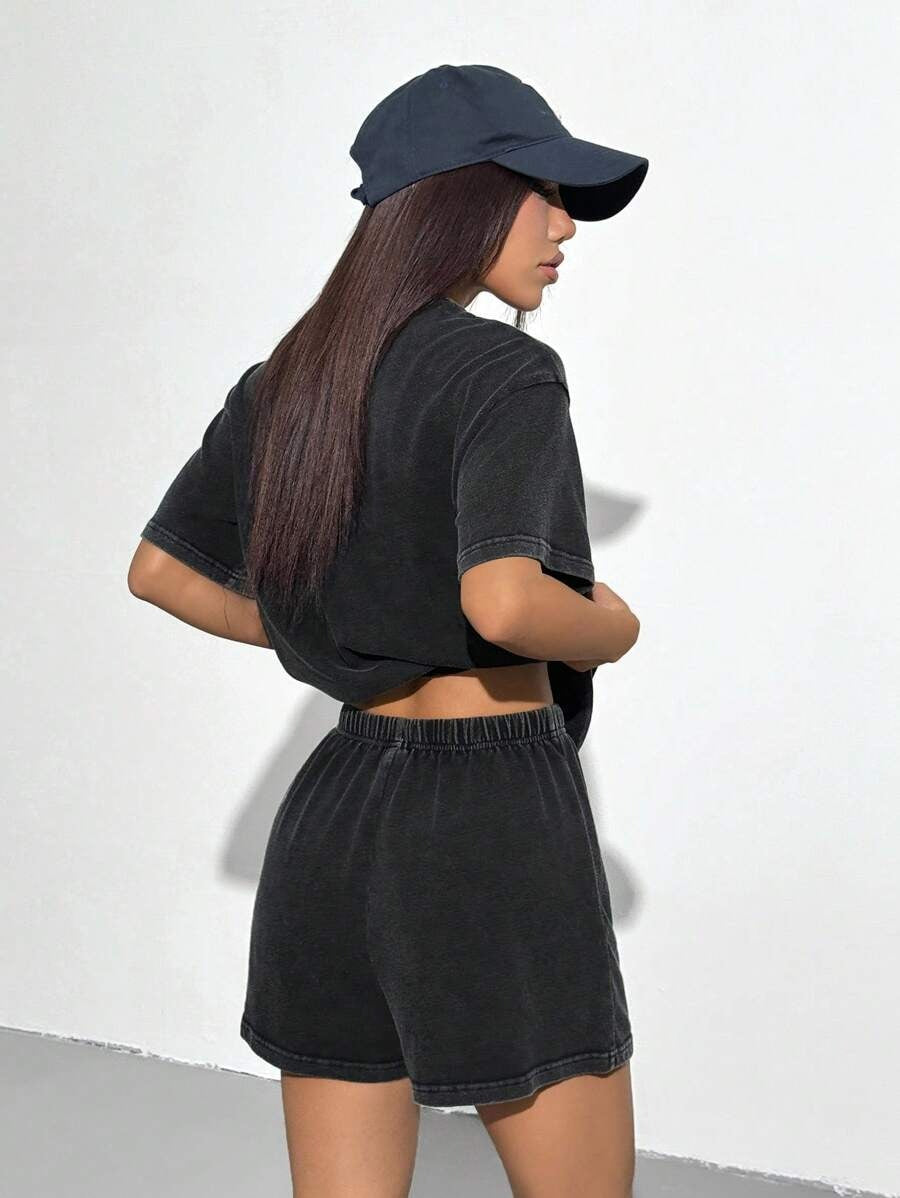Conjunto de short vintage